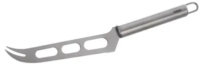 Zdjęcie produktu dla Nóż do sera – stal nierdzewna – 26,5 cm – 14 cm długości ostrza – srebrny