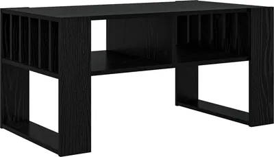 Zdjęcie produktu dla vidaXL Stolik kawowy o wyglądzie czarnego dębu 92 x 49,5 x 45 cm materiał drewnopochodny
