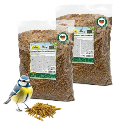 Productafbeelding van JR Farm Tuin: Hermetia/Soldatenlarven, 10 kg