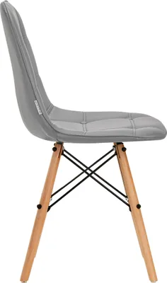 Zdjęcie produktu dla 4Rico Krzes??o skandynawskie QS-185 eco sk??ra szare