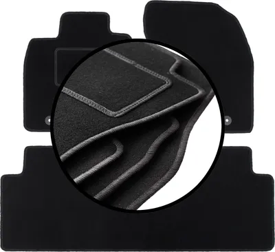 Image de tapis de voiture en velours pour Toyota Avensis III T27 (2009-2018)