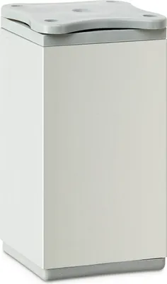 Produktbild von Höhenverstellbarer Möbelfuß DAK Höhe 80 mm Silber eloxiert Schrankfuß Stellfuß SO-TECH