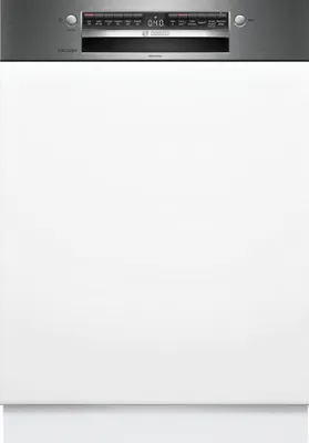 Produktbild von Bosch Serie 4 SMI4EBS01D, Halb integriert, Standardgröße (60 cm), Edelstahl, Tasten, 1,75 m, 1,65 m