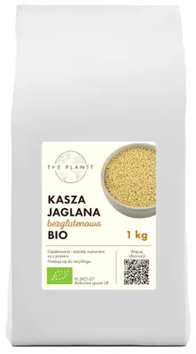 KASZA JAGLANA BEZGLUTENOWA BIO 1 kg - THE PLANET