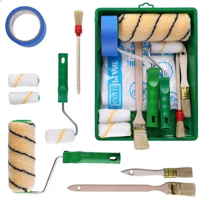 Image de Kit professionnel de rouleaux à peinture (2 rouleaux) - Outils de peinture de qualité supérieure pour les bricoleurs