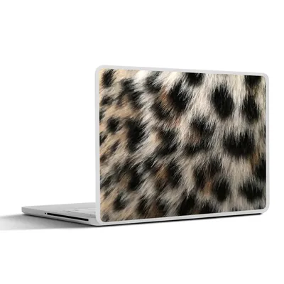 Produktbild von MuchoWow® Laptop Aufkleber Sticker Cover Nahaufnahme Pantherdruck 31x22.5 cm - Laptop-Deko