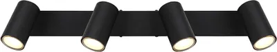 Produktbild von LED Deckenleuchte, schwarz, bewegliche Spots, L 56 cm