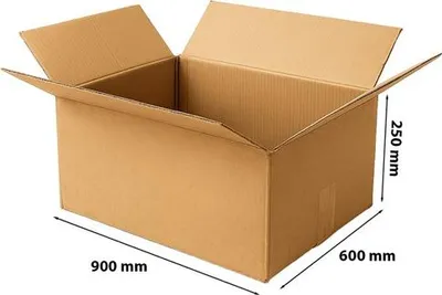 Zdjęcie produktu dla Karton Klapowy Pudełko Kartonowe 900x600x250mm BC650