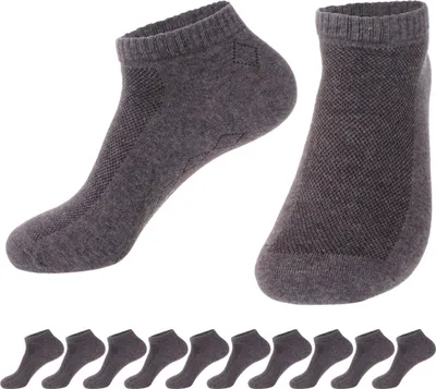 Obrázok produktu pre Ponožky Sneaker dámske a pánske, 10 párov, Farba: sivá 39-42
