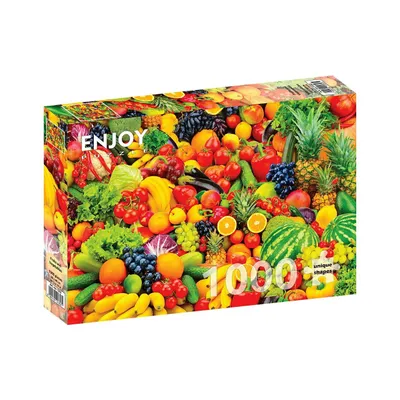Image de Puzzle 1000 pièces Enjoy – Fruits et Légumes