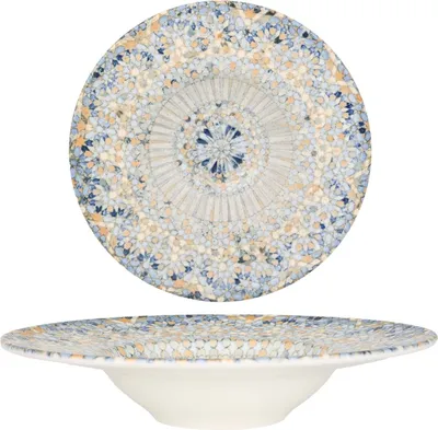 Produktbild von Bonna Pasta Teller - Luca Mosaic - Porzellan - 28 cm (400cc)