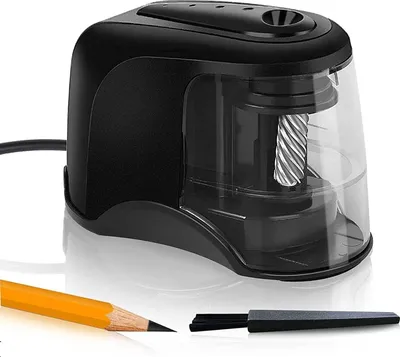 Produktbild von Elektrischer Bleistiftspitzer 1 Stück, USB-Und Batteriebetrieb, Für HB-Und Buntstifte 6–8 mm, Ideal Für Schule Und Büro