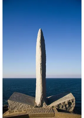 Image de Tableau sur toile monument Hoc Cricqueville-en-Bessin 65x97 cm, Tableau mural moderne pour décoration intérieure