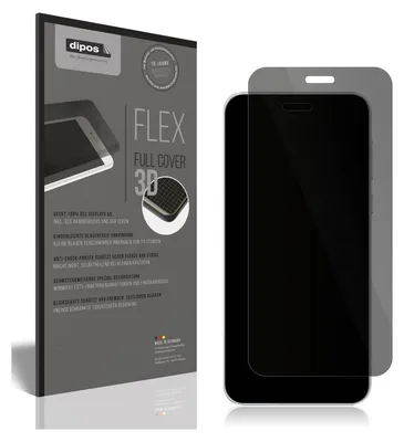 A product packaging for a screen protector is shown next to a smartphone with a screen protector applied.