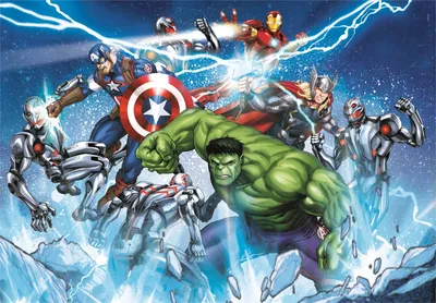 Produktbild von CLEMENTONI Puzzle Marvel: Avengers 104 Teile