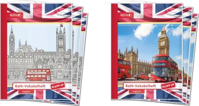 Produktbild von Roth Vokabelhefte Klapp-up Englisch / 12er Sort.