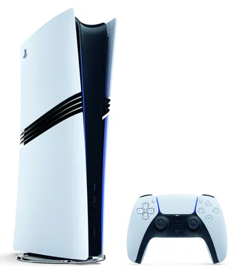Produktbild von Sony Interactive Entertainment PlayStation 5 Pro, PlayStation 5 Pro, Schwarz, Weiß, 120 Hz, SSD, 2 TB, 10,100,1000 Mbit/s