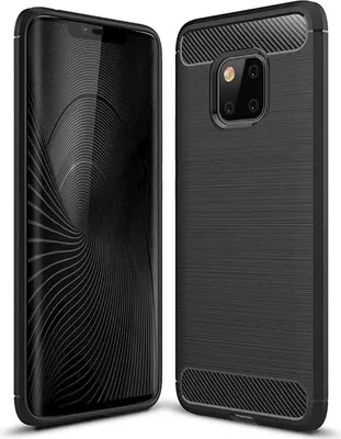 Obrázek produktu pro TPU kryt pro mobilní telefon Huawei Mate 20 Pro ochranný kryt carbon look protective case