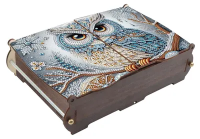 Schreibtisch-Organizer 24x15 cm, Eule, Kunststoff, Aufbewahrungsbox