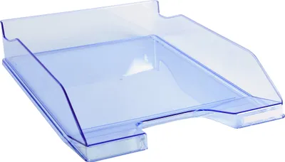 Image de Exacompta 6x Corbeille à courrier Combo Midi transparent Bleu glacé 113210D