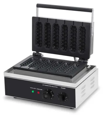 Produktbild von HCB Waffeleisen - Corndog - 6 Stück - 230V - Edelstahl - 8024