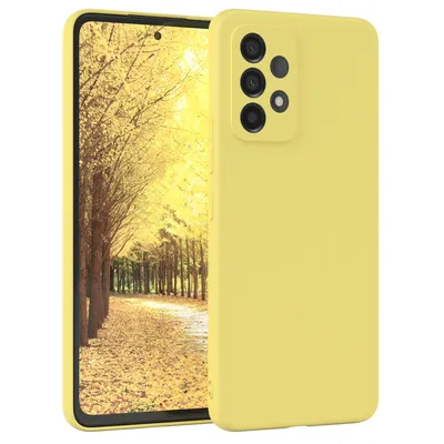 Produktbild von EAZY CASE - TPU Hülle für Samsung Galaxy A53 5G, TPU Case stoßfeste Handyhülle, weiches Cover mit Kameraschutz, Silikonhülle in Gelb