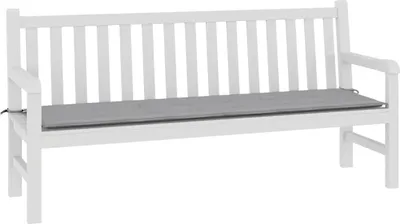 Obrázek produktu pro vidaXL Zahradní lavička Grey 180x50x3 cm Oxford Fabric