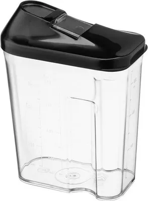 Immagine prodotto di HUGO 750 ml (0,75 litri) distributore di mangime, incolore, con coperchio nero
