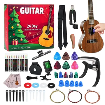 Zdjęcie produktu dla Kalendarz świąteczny Gitara Kalendarz adwentowy 2026 Kalendarz adwentowy