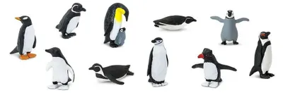 Produktbild von Safari Ltd 761904 48 Stück Pinguine (Minifiguren) Großpackung