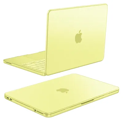 Produktbild von Fintie Hülle Kompatibel mit MacBook Neo 13 Zoll A3404 A18 Pro Chip, [100% Entspricht der Offiziellen Farbe] Premium Ultradünne Matte Hartschale Schutzhülle, Zitrus