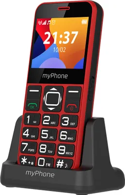 Produktbild von myPhone Halo 3 Seniorenhandy, laut, SOS, rot, neues Gerät, 32 MB, Bluetooth