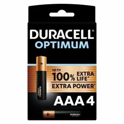 Produktbild von Duracell Optimum 200 % Batterie AAA Blister (4) – 3014010