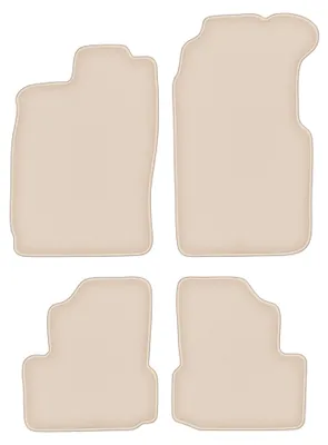 Produktbild von DURBAN Beige Velours-Fußmatten-Set für Saab 900 II Cabrio (1994-1995)