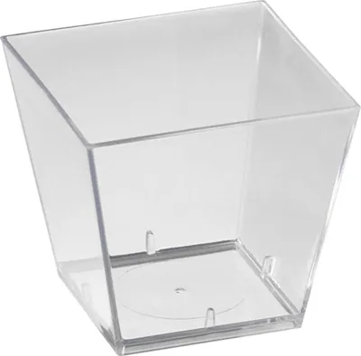 Produktbild von 1000x DUNI Square 49 x 49 x 46 mm Transparent ungeteilt