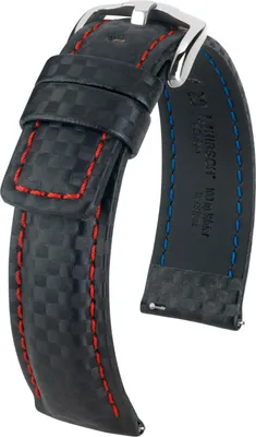 Produktbild von Hirsch Armband Carbon L 18mm 02592052-2-18 Uhrband