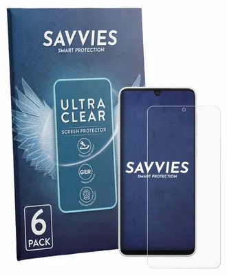 Produktbild von 6x Für Samsung Galaxy A33 5G Schutzfolie Savvies Displayschutz Display Schutz Folie Klar Transparent