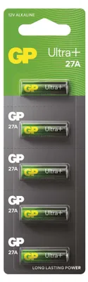 Alkalická speciální baterie GP 27AF (MN27, V27GA) 12 V, 5 ks