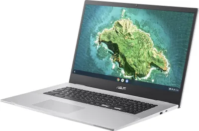 Produktbild von ASUS Chromebook CX1700CKA-BX0034 43,94cm (17,3 Zoll) HD+ Chromebook, Intel Celeron N4500, 4GB RAM, 64G eMMC, ChromeOS, QWERTZ - Silber