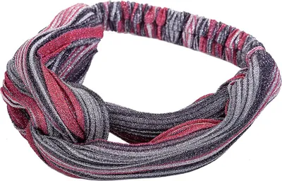 Produktbild von Clayre & Eef Haarband Damen Rot Synthetisch Gestreift