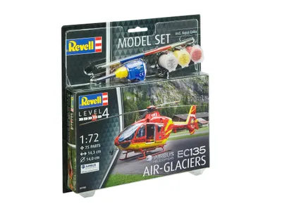 Zdjęcie produktu dla Revell Model Set EC135 AIR-GLACIERS 1:72