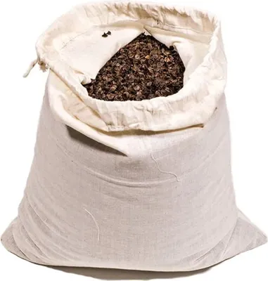 Image de Sachet de recharge en coton avec paillettes de sarrasin - 750 G ; 30x18 cm
