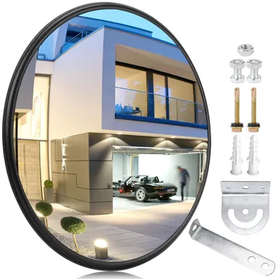 Image de Solidchoice - Miroir de surveillance routière avec lentille de 30 cm