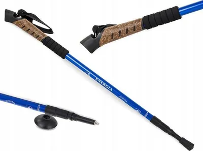 Immagine prodotto di Verk 14010 Bastone da trekking pieghevole in sughero 1 pezzo blu