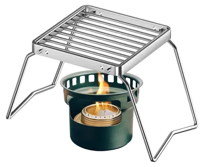 Productafbeelding van Draagbaar Camping Grillrooster met Hoogteverstelling