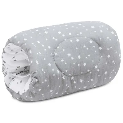 Produktbild von Bellochi Klein Stillkissen Stillmuff - für Unterwegs - 100% Baumwolle - Praktisches, komfortables Arm Kissen - - 24 x 18 cm - polaris