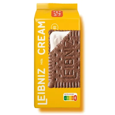 Image de Leibniz Keks and Cream Milk Biscuits au cacao fourrés à la crème de lait 190g