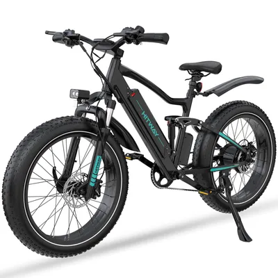 Produktbild von HITWAY Off-Road E Bike,26"*4.0 Fat Tire MTB Elektrofahrrad, 48V 15Ah Samsung-Batterie mit BMS, hydraulische Bremsen, 7 Gang,NFC,APP, Drehmomentsensor