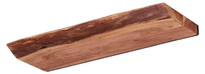 Image de Étagère murale FURNLUX Kante Acacia 60 cm / Couleur principale : marron / Dimensions : 60 x 4 x 20 cm