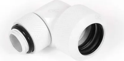 Produktbild von Eiszapfen 13mm HardTube Anschraubtülle 90° drehbar G1/4 - White (weiß)